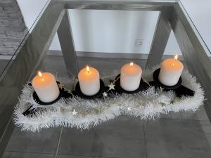 Advent forged candle holder  (SV/29)